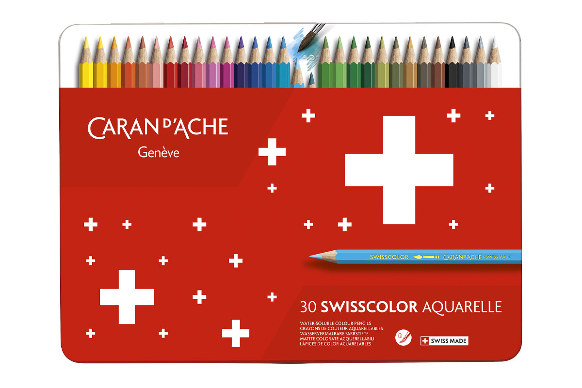 Caran d'Ache Swisscolor Kleurpotloden Aquarelle Blik van 30